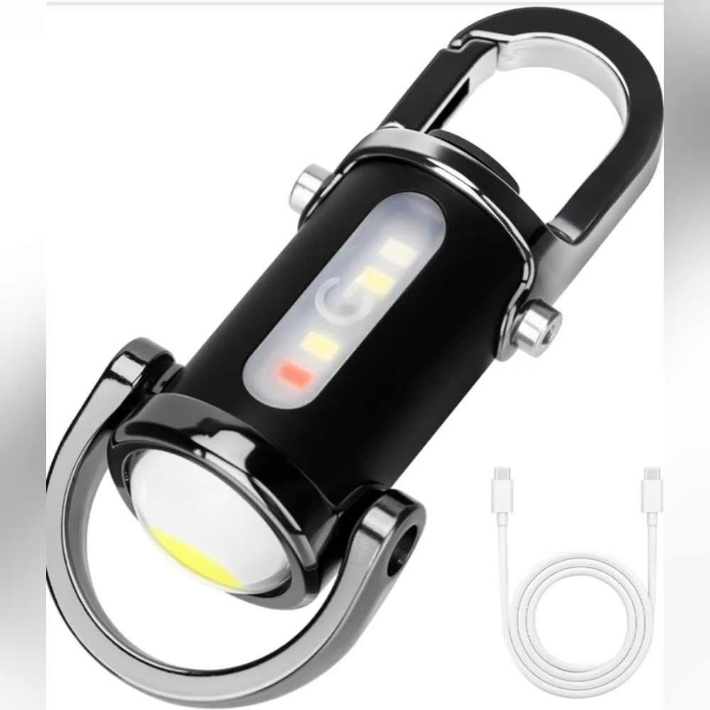 1200LM Super Bright Mini Led Flashlights USB Rechargeable Small Waterproof Keych
